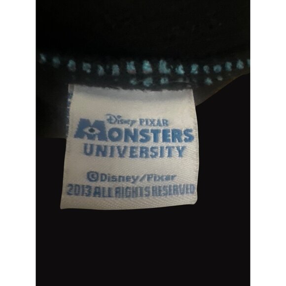 Disney Pixar Monsters University Sulley Beanie Hat With Horns Blue One Size 100% - Picture 5 of 7